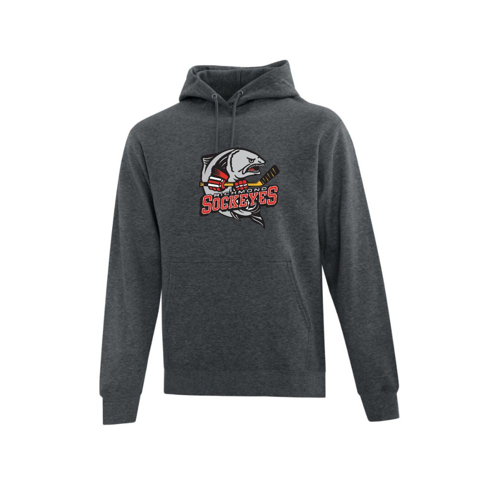 Richmond Sockeyes Embroidered Logo Hoodie - Adult