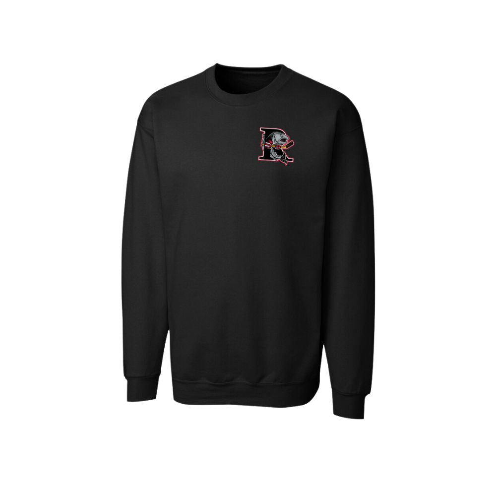 Richmond Sockeyes Crewneck Embroidered Left Chest Logo Sweatshirt - Unisex