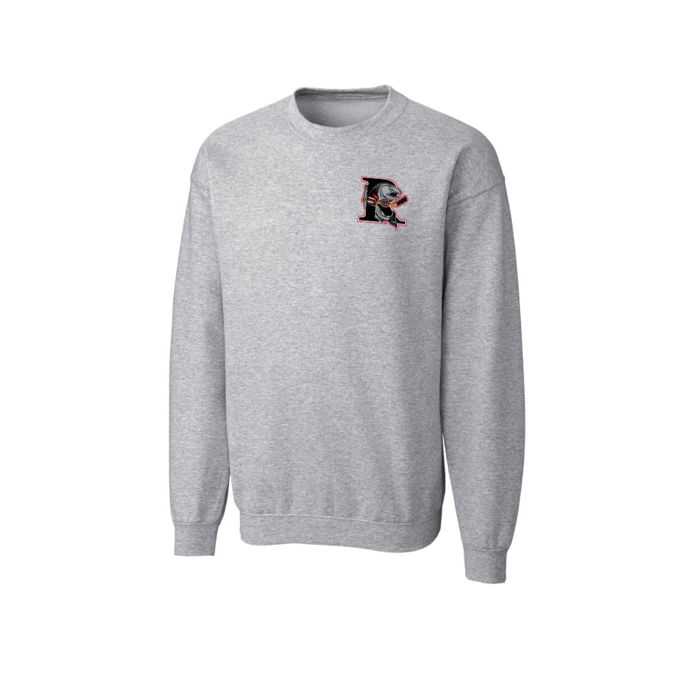Richmond Sockeyes Crewneck Embroidered Left Chest Logo Sweatshirt - Unisex