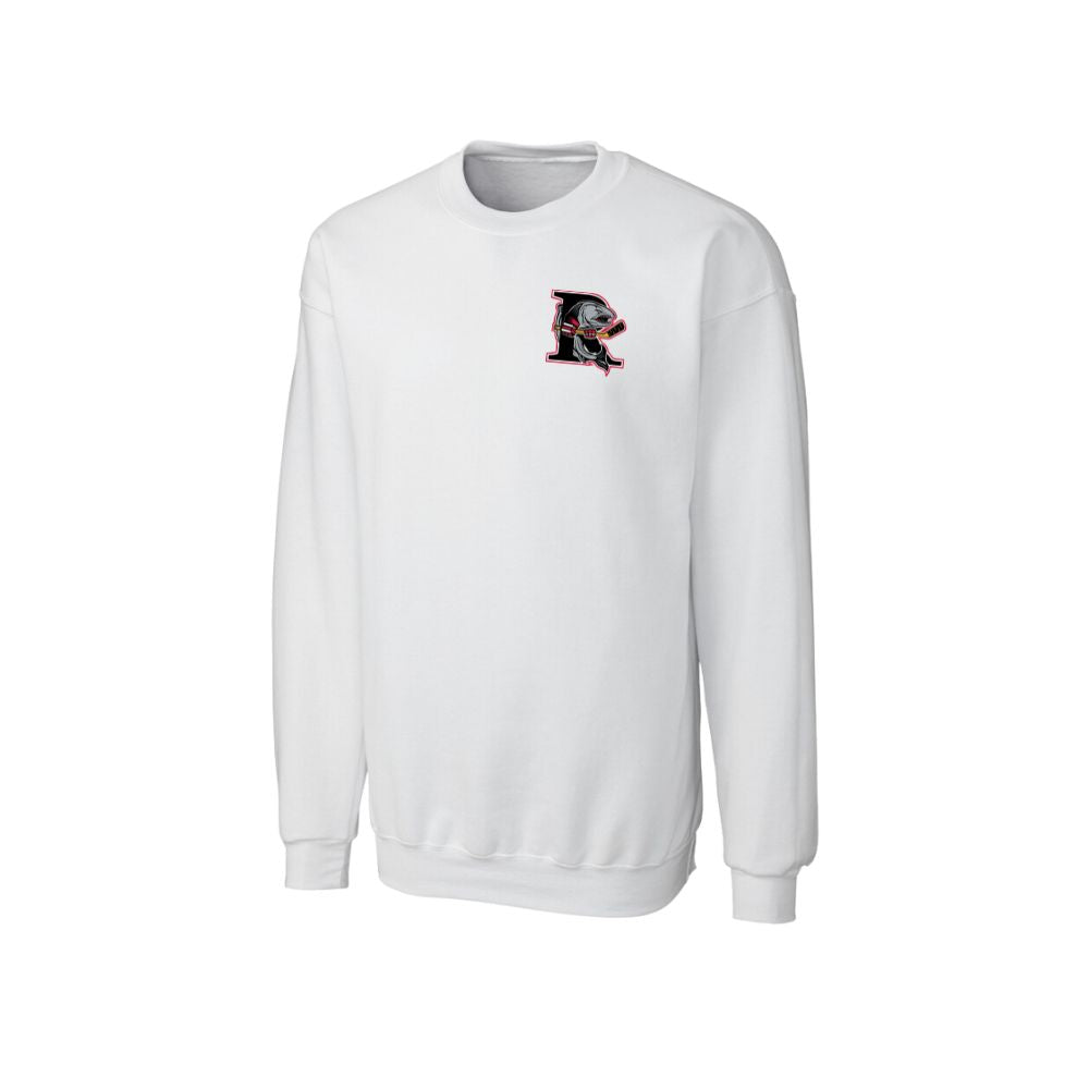 Richmond Sockeyes Crewneck Embroidered Left Chest Logo Sweatshirt - Unisex