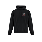 Richmond Sockeyes Left Chest Embroidered Patch Logo Hoodie - Adult