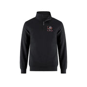 Richmond Sockeyes Left Chest Embroidered Patch Logo 1/4 Zip - Unisex
