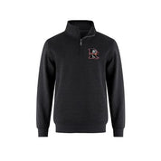 Richmond Sockeyes Left Chest Embroidered Patch Logo 1/4 Zip - Unisex