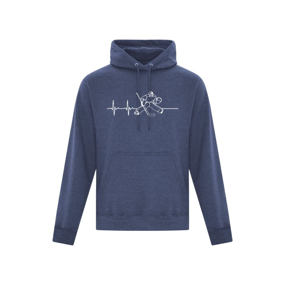 Heart Beat Goalie Ringette Hoodie - Adult