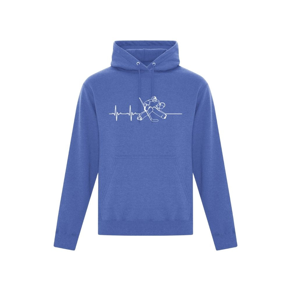 Heart Beat Goalie Ringette Hoodie - Adult