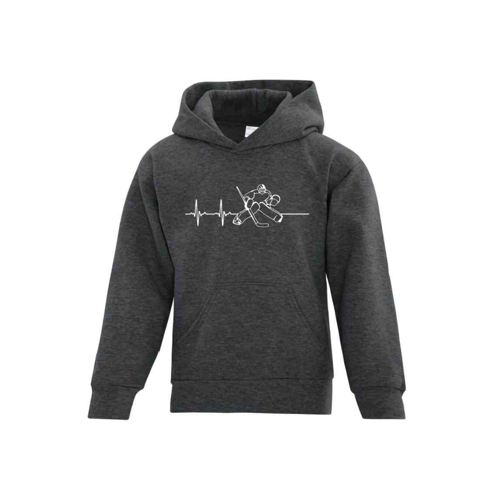 Heart Beat Goalie Ringette Hoodie - Youth