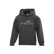 Heart Beat Goalie Ringette Hoodie - Youth