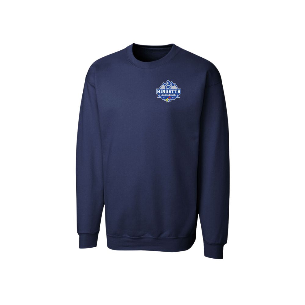 Ringette BC Provincials Crewneck Sweatshirt - Left Chest Logo