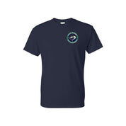 River Giants Left Chest Sturgeon Logo Gildan 8000 DryBlend Tshirt - Youth