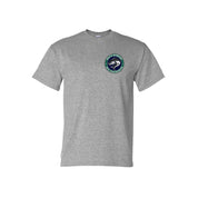 River Giants Left Chest Sturgeon Logo Gildan 8000 DryBlend Tshirt - Youth