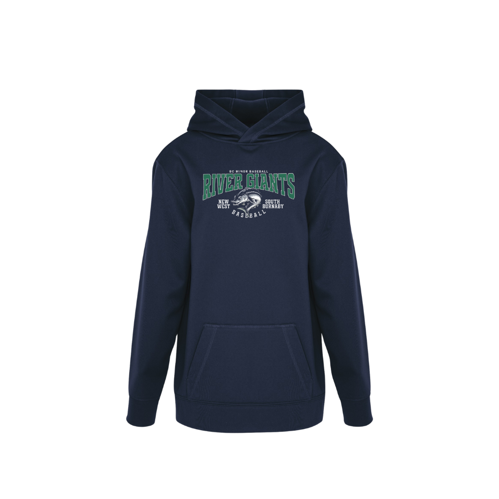 River Giants Full Front Sturgeon Logo ATC2005 Game Day Hoodie - Youth