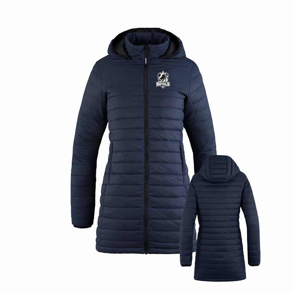 OMHMHA Royals Long Puffy Jacket - Ladies