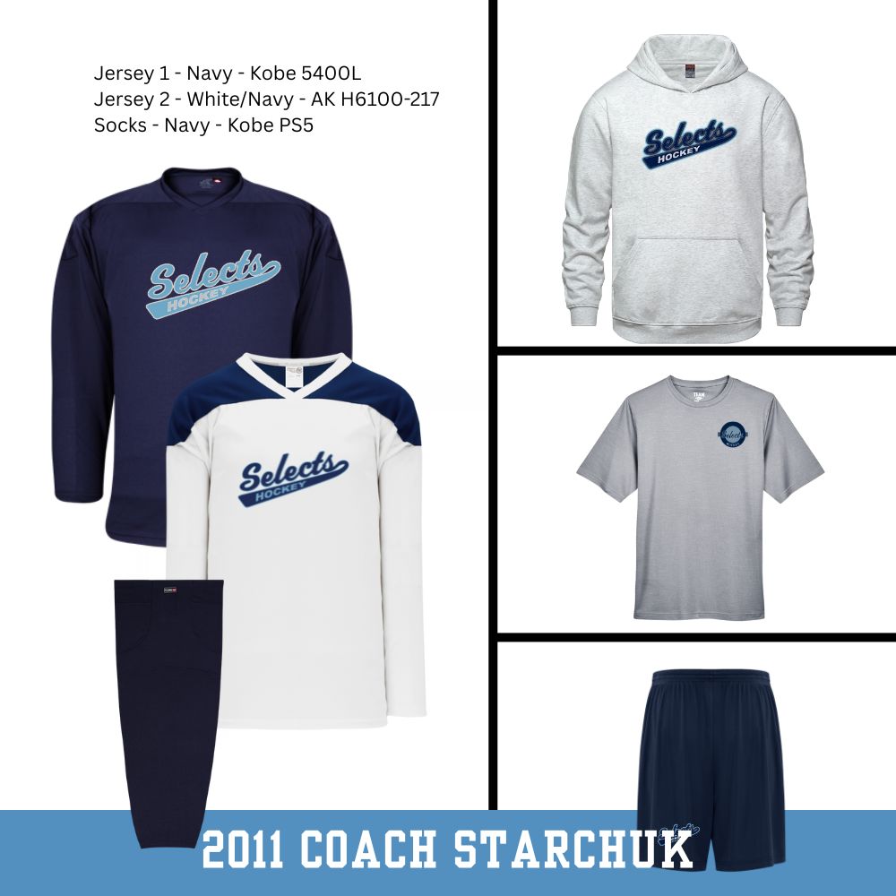 Selects 2026 - 2011 Coach Starchuk (2 jerseys)