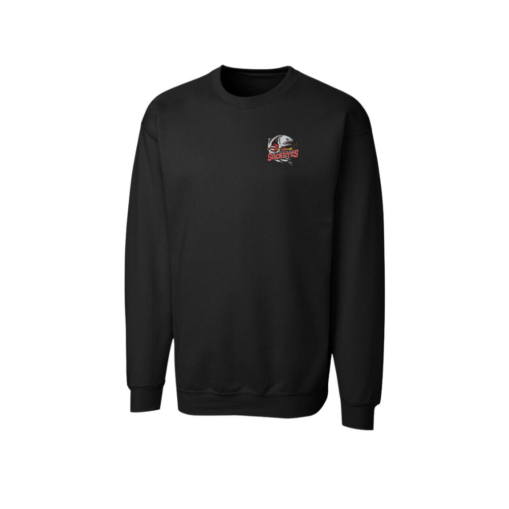 Richmond Sockeyes Crewneck Left Chest Logo Sweatshirt - Unisex