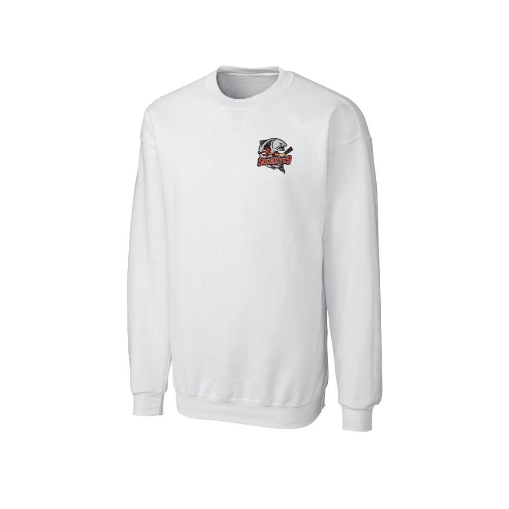 Richmond Sockeyes Crewneck Left Chest Logo Sweatshirt - Unisex