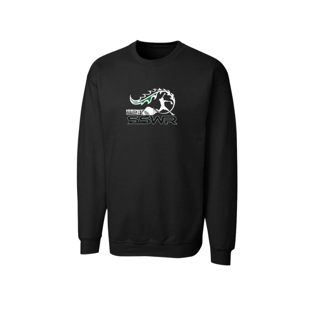 SSWR Fastpitch Crewneck Sweatshirt with Full Front Pressed Logo - Adult