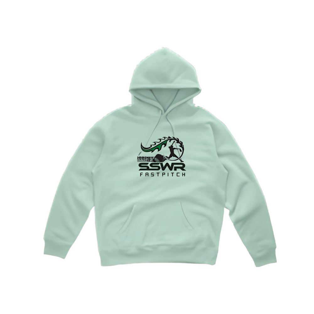 SSWR Fastpitch Hoodie with Full Front Pressed Logo - Adult