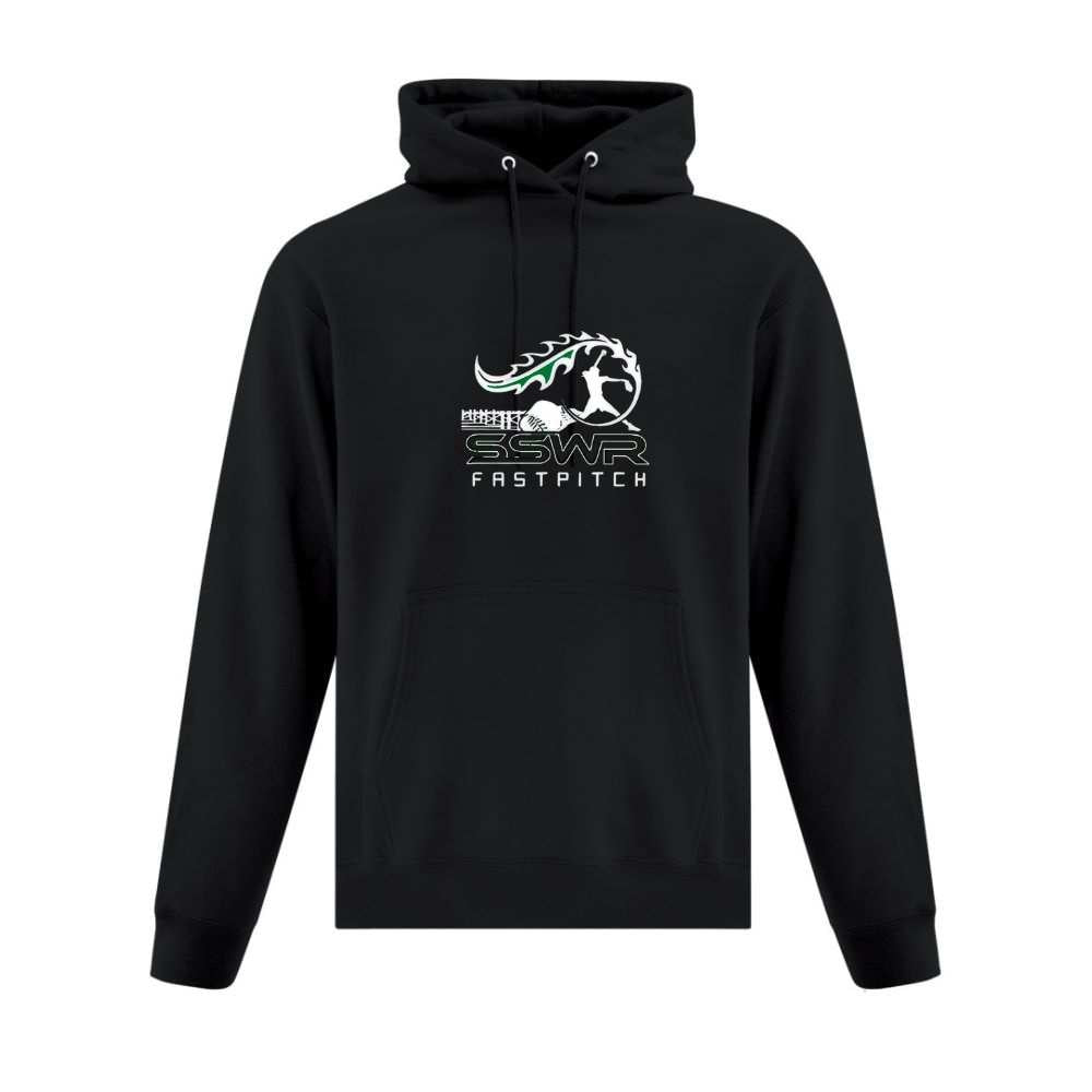 SSWR Fastpitch Hoodie with Full Front Pressed Logo - Adult