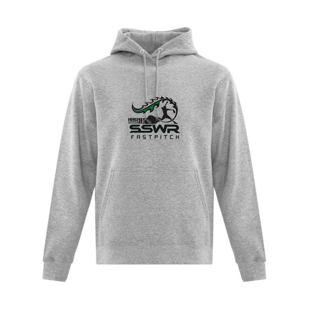SSWR Fastpitch Hoodie with Full Front Pressed Logo - Adult