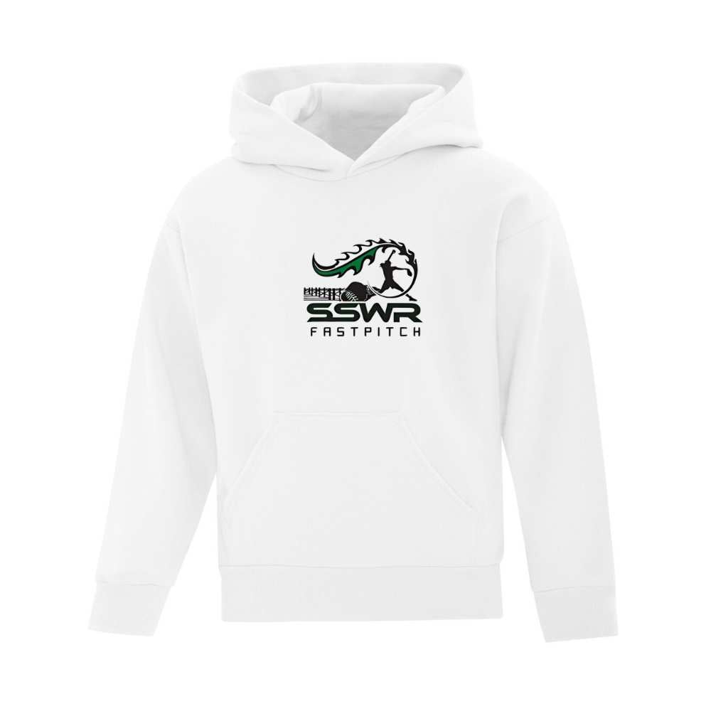 SSWR Fastpitch Hoodie with Full Front Pressed Logo - Youth
