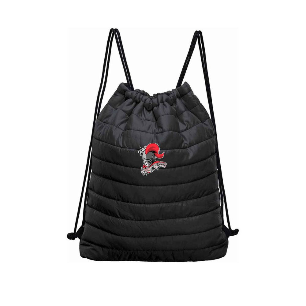 STMC Music Quilted Cinch Bag with Print Logo