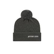 Stoney Creek Premium Diagonal Weave Pom Toque