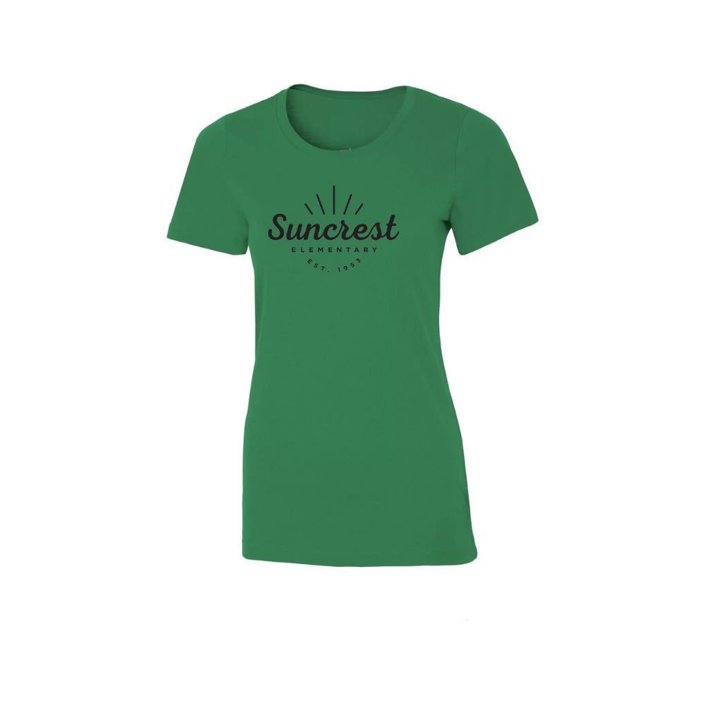 Suncrest Elementary Ladies V-Neck Tee