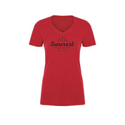 Suncrest Elementary Ladies V-Neck Tee