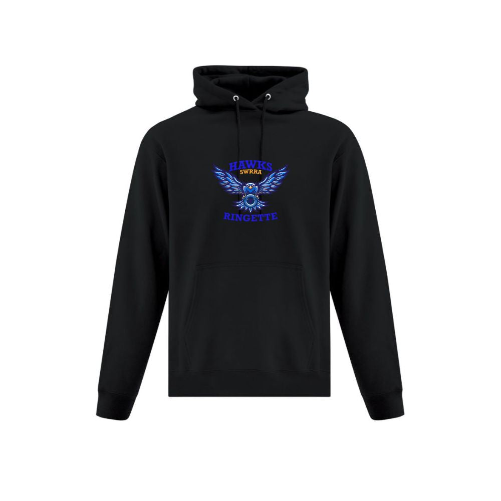 SWRRA Hoodie with Full Front Sublimated Patch Logo - Adult