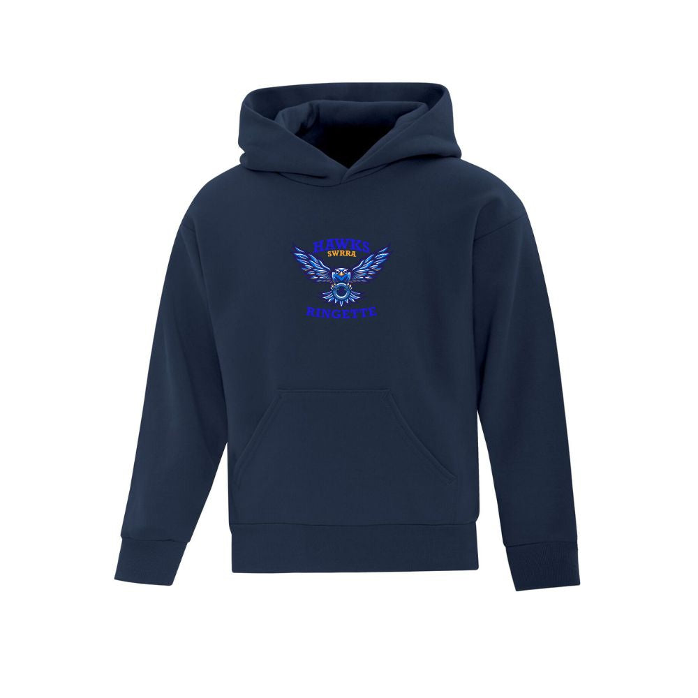 SWRRA Hoodie with Full Front Sublimated Patch Logo - Youth