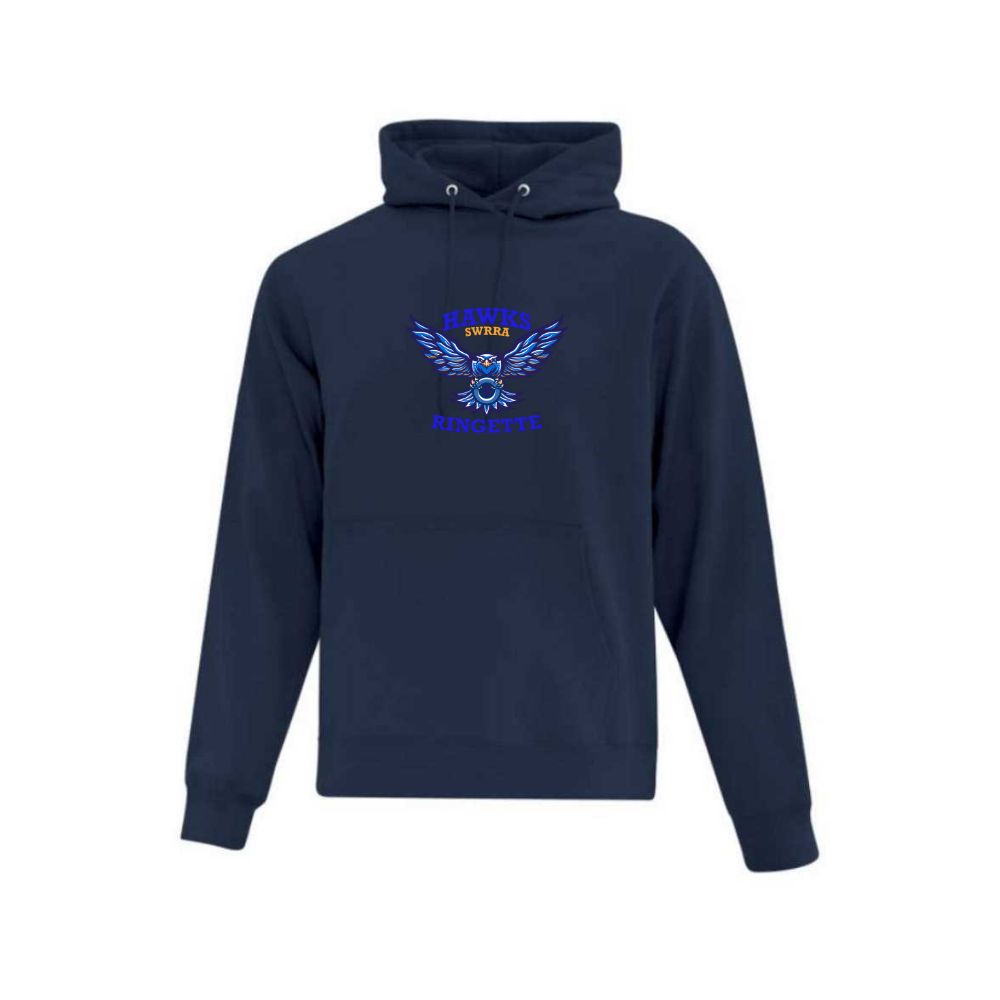 SWRRA Hoodie with Full Front Sublimated Patch Logo - Adult