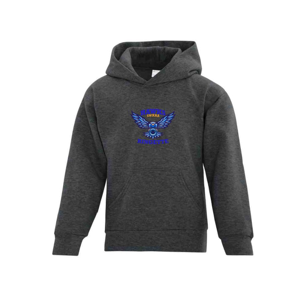 SWRRA Hoodie with Full Front Sublimated Patch Logo - Youth