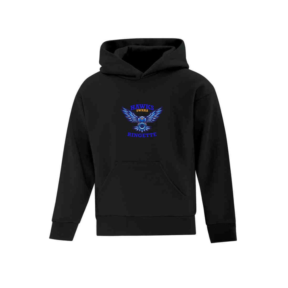 SWRRA Hoodie with Full Front Sublimated Patch Logo - Youth