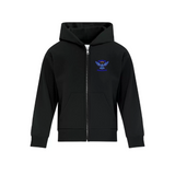 SWRRA Zip Hoodie with Sublimated Patch Logo - Youth