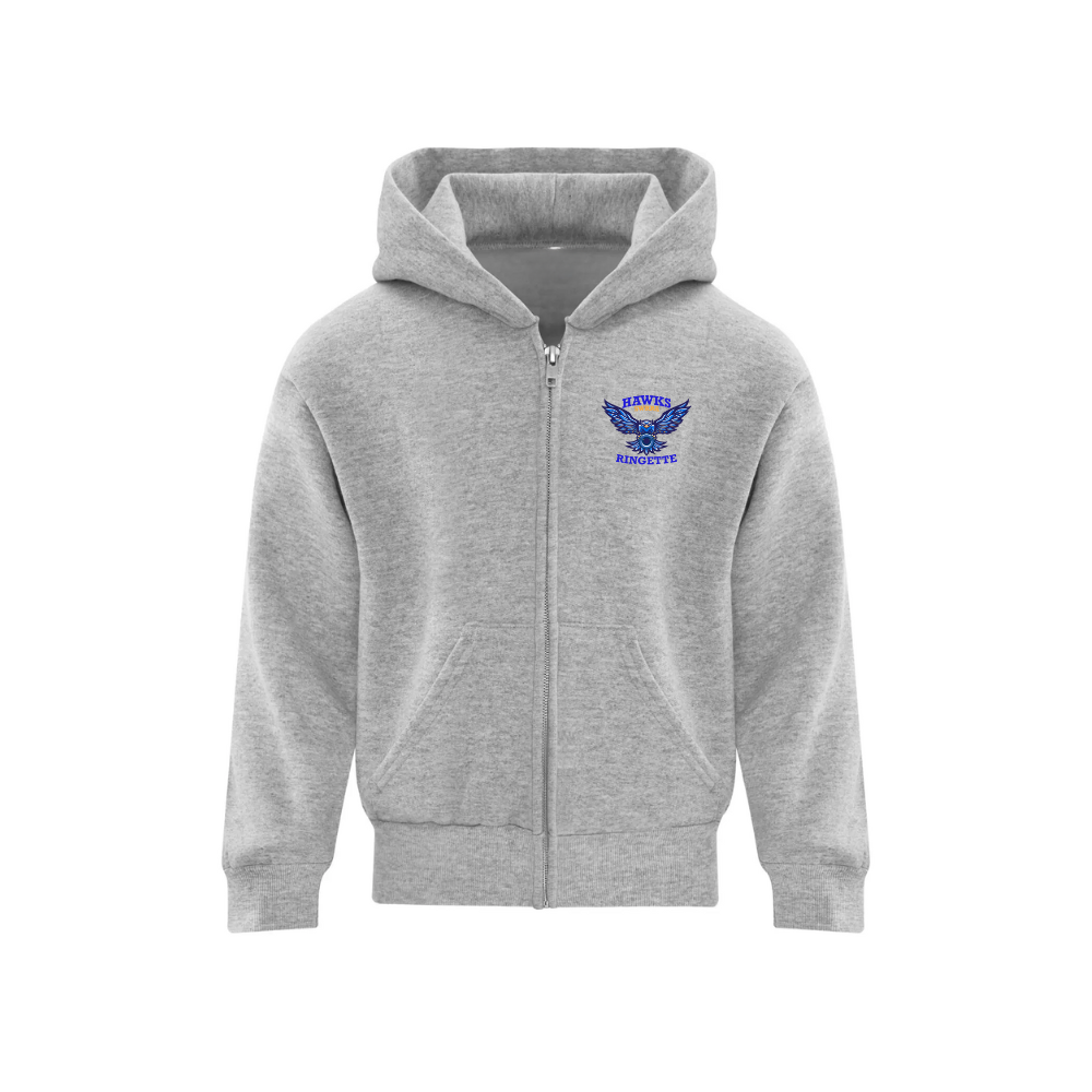 SWRRA Zip Hoodie with Sublimated Patch Logo - Youth