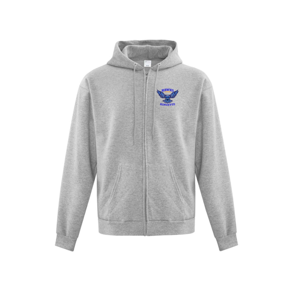 SWRRA Zip Hoodie with Sublimated Patch Logo - Adult