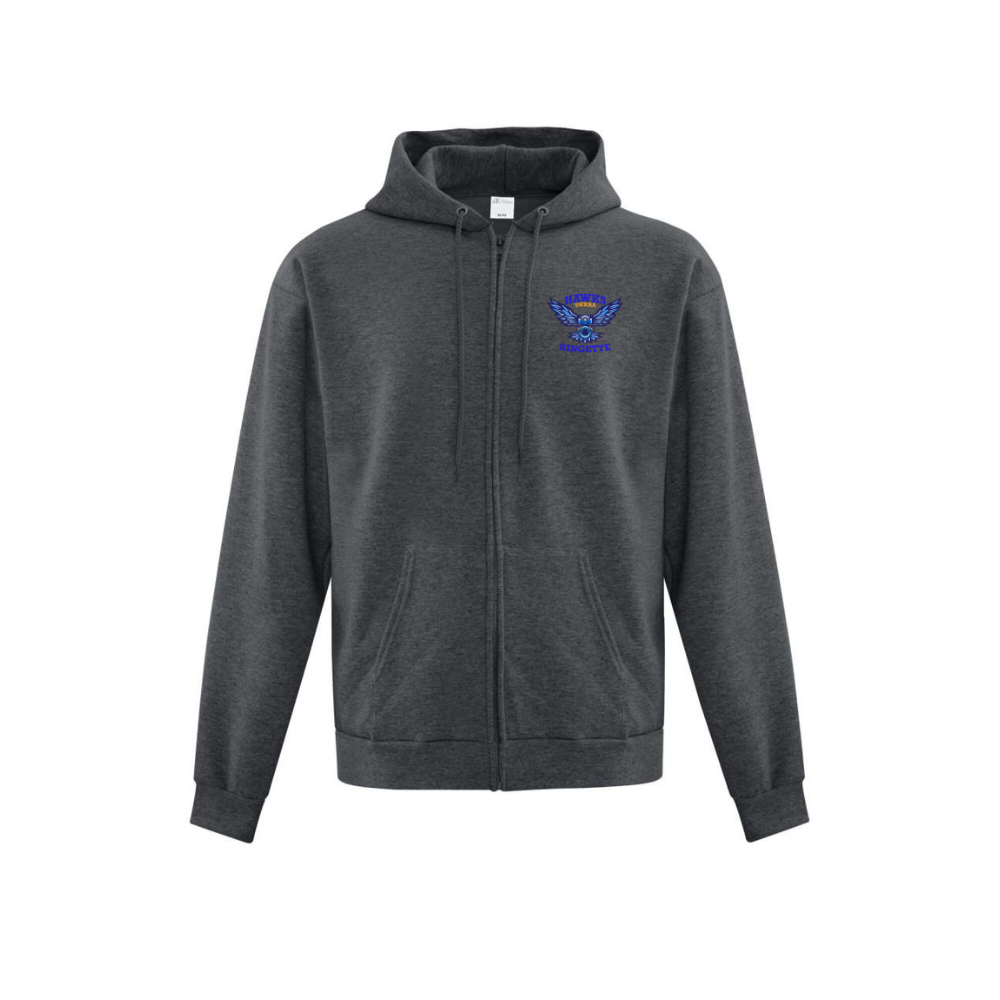 SWRRA Zip Hoodie with Sublimated Patch Logo - Adult