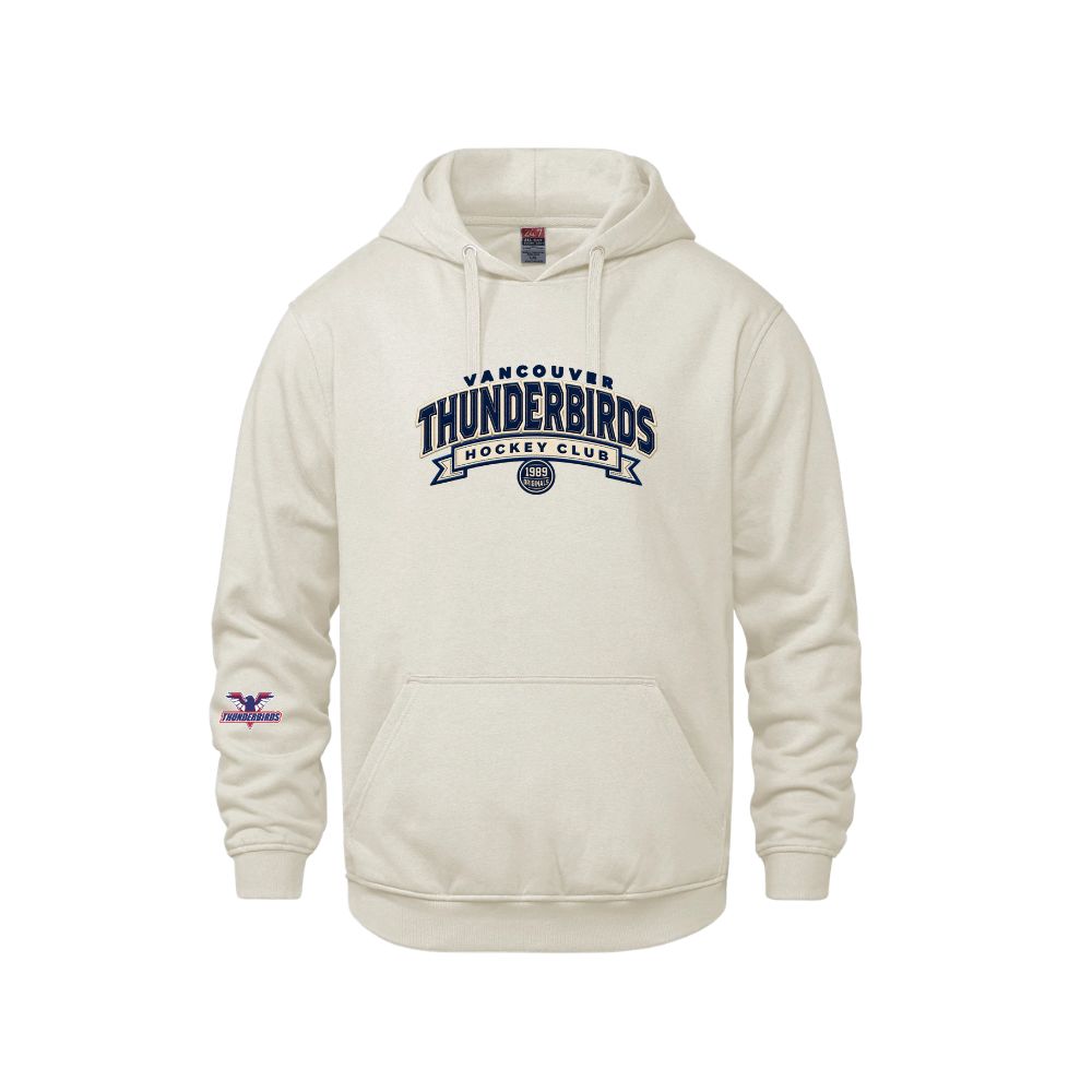 T-Birds CX2 Hoodie - Heritage Felt Applique Logo & Cuff Logo - Adult