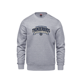 T-Birds CX2 Crewneck - Heritage Felt Applique Logo - Adult
