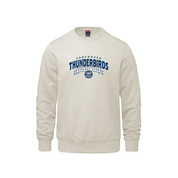 T-Birds CX2 Crewneck - Heritage Felt Applique Logo - Adult