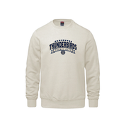 T-Birds CX2 Crewneck - Heritage Felt Applique Logo - Adult