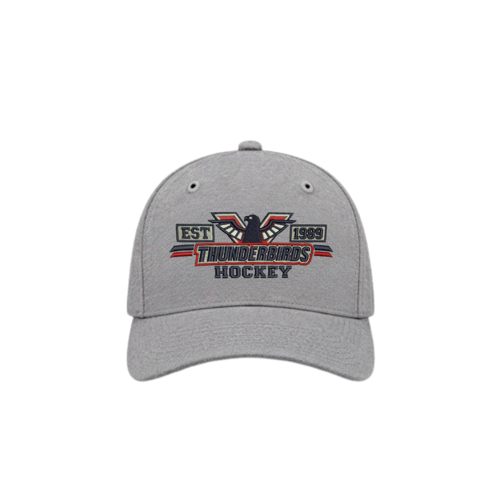 T-Birds H08200 Snapback Cotton Twill Hat - EST 1989 Logo