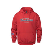 T-Birds CX2 Hoodie - Handwriting Felt Applique Logo and Cuff Logo - Adult