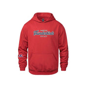 T-Birds CX2 Hoodie -  Handwriting Felt Applique Logo & Cuff Logo - Youth