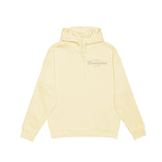 T-Birds Drop Shoulder 1/2 Zip Hoodie - Tone on Tone Handwriting Logo - Ladies