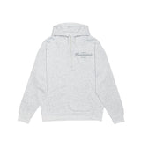 T-Birds Drop Shoulder 1/2 Zip Hoodie - Tone on Tone Handwriting Logo - Ladies