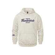 T-Birds CX2 Hoodie -  Handwriting Felt Applique Logo & Cuff Logo - Youth