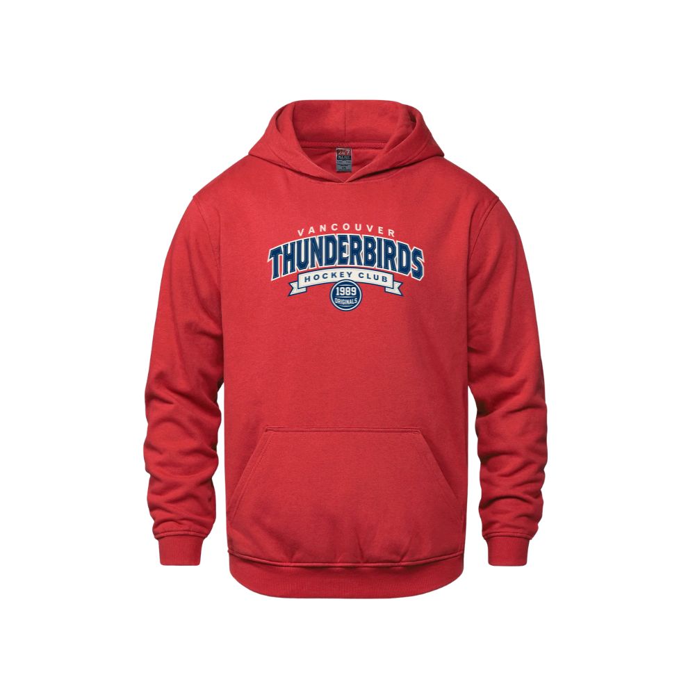 T-Birds CX2 Hoodie -  Heritage Felt Applique Logo - Youth