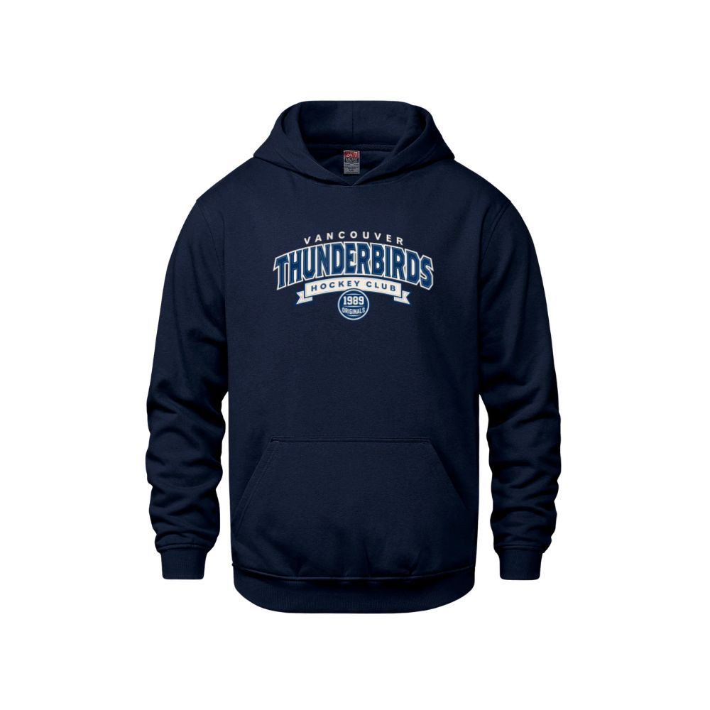 T-Birds CX2 Hoodie -  Heritage Felt Applique Logo - Youth
