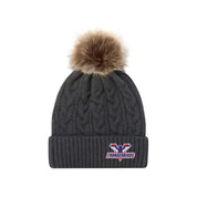 T-Birds 9L594L Faux Fur Pom Toque